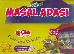 Masal Adası Serisi 5 Kitap Kutulu  2 ve 3 Sınıf