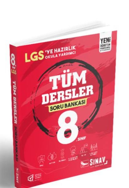 Sınav 8 Sınıf Tüm Dersler Soru Bankası Yeni