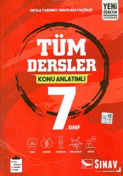 Sınav 7 Sınıf Tüm Dersler Konu Anlatımlı Yeni