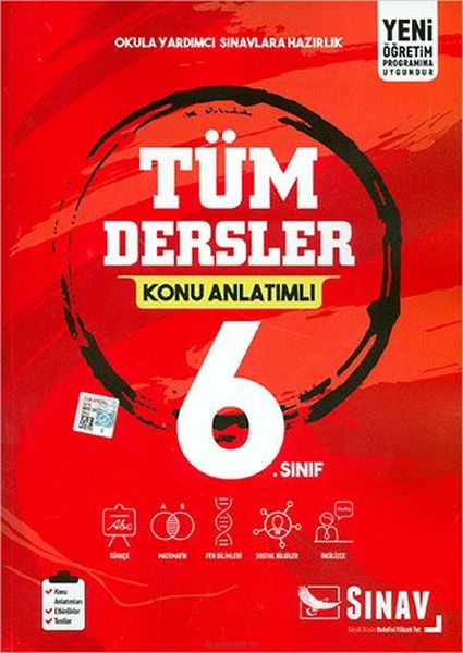 Sınav 6 Sınıf Tüm Dersler Konu Anlatımlı Yeni