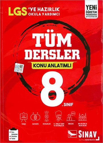 Sınav 8 Sınıf Tüm Dersler Konu Anlatımlı Yeni