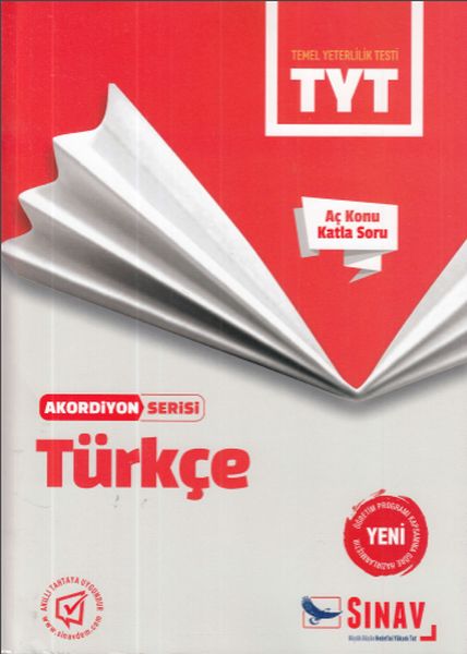 Sınav TYT Türkçe Akordiyon Serisi  Yeni