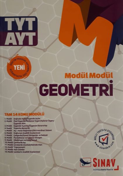 Sınav TYT AYT Modül Modül Geometri Konu Anlatımlı Yeni