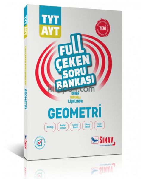 Sınav TYT AYT Geometri Full Çeken Soru Bankası Yeni