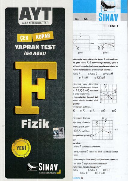 Sınav AYT Fizik Yaprak Test Yeni