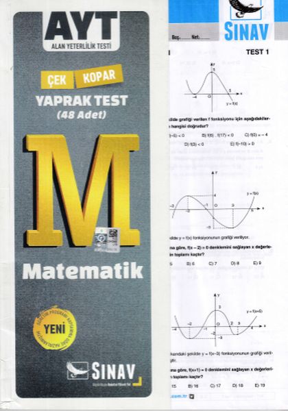 Sınav AYT Matematik Yaprak Test Yeni