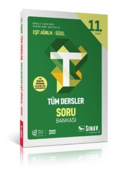 Sınav 11 Sınıf Tüm Dersler Eşit Ağırlık Sözel Soru Bankası