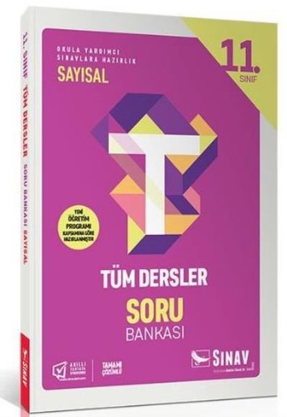 Sınav 11 Sınıf Tüm Dersler Sayısal Soru Bankası