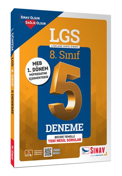 Sınav 8 Sınıf 1 Dönem LGS Çözümlü 5 Deneme Yeni