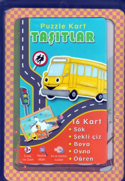 Kutulu Puzzle Kart Taşıtlar