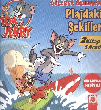 Tom ve Jerry Gülerek Öğrenelim  Pilajdaki Şekiller Zıtlıklar Parkı  2 Kitap 1 Arada