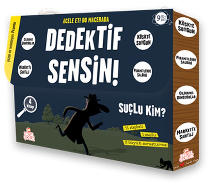 Dedektif Sensin 4 Kitap Set