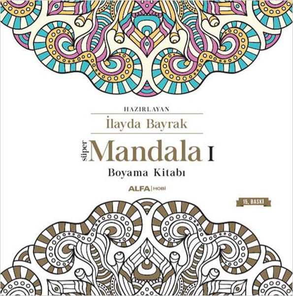 Süper Mandala Boyama Kitabı