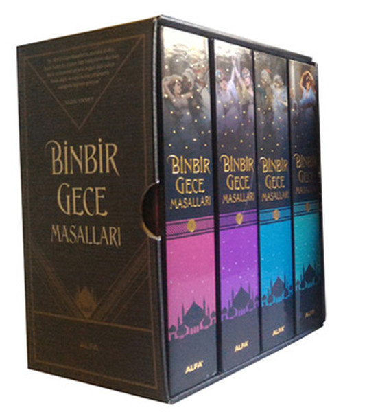 Binbir Gece Masalları Seti Kutulu  4 Kitap Takım