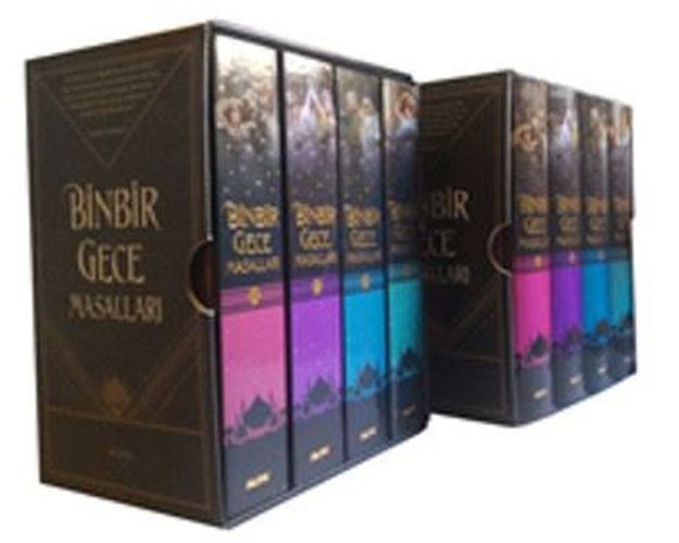 Binbir Gece Masalları 4 Kitap Birarada Kutulu+Ciltli