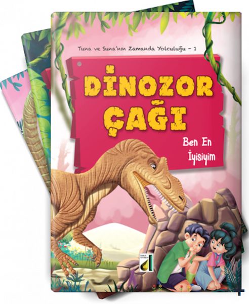 Tuna ve Sunanın Zamanda Yolculuğu  Dinozor Çağı 10 Kitap Takım