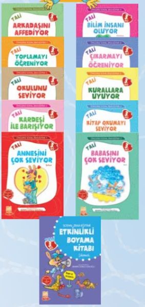 Öykülerle Sosyal Zeka Eğitimi Tali 3  10 Kitap Takım