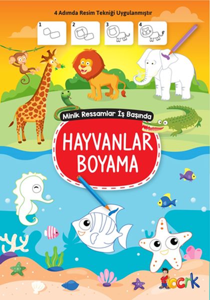 Hayvalar Boyama  Minik Ressamlar İş Başında