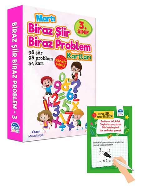 Martı 3Sınıf Biraz Şiir Biraz Problem Kartları