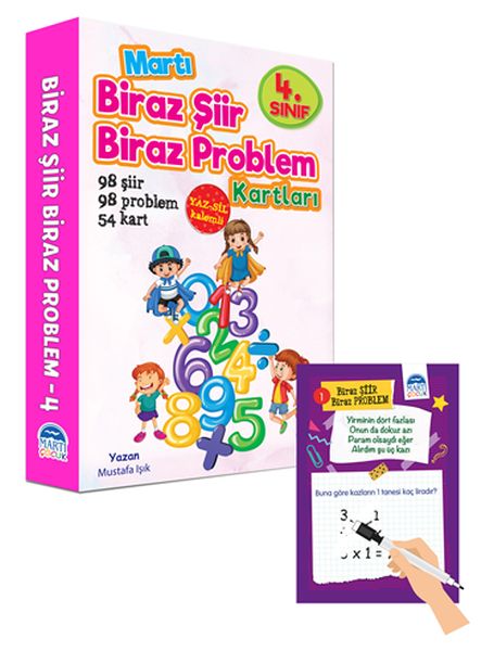 Martı 4Sınıf Biraz Şiir Biraz Problem Kartları