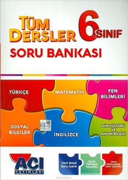 Açı Yayınları 6 Sınıf Tüm Dersler Soru Bankası