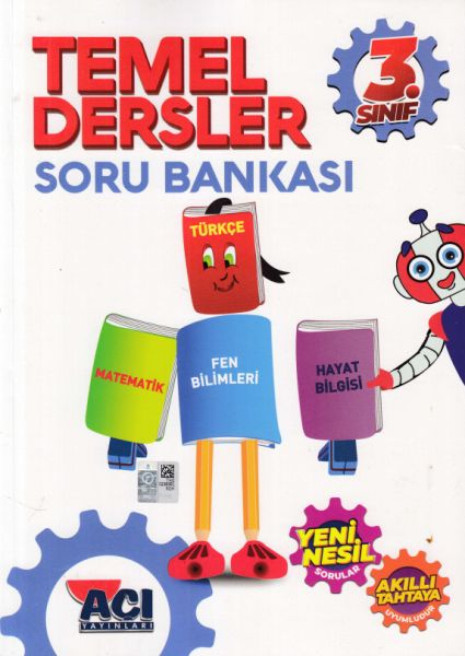 Açı Yayınları 3 Sınıf Temel Dersler Soru Bankası