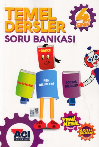 Açı Yayınları 4 Sınıf Temel Dersler Soru Bankası