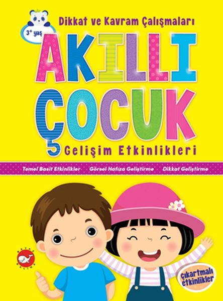 Akıllı Çocuk Gelişim Etkinlikleri Dikkat ve Kavram Çalışmaları  Çıkartmalı Etkinlikler