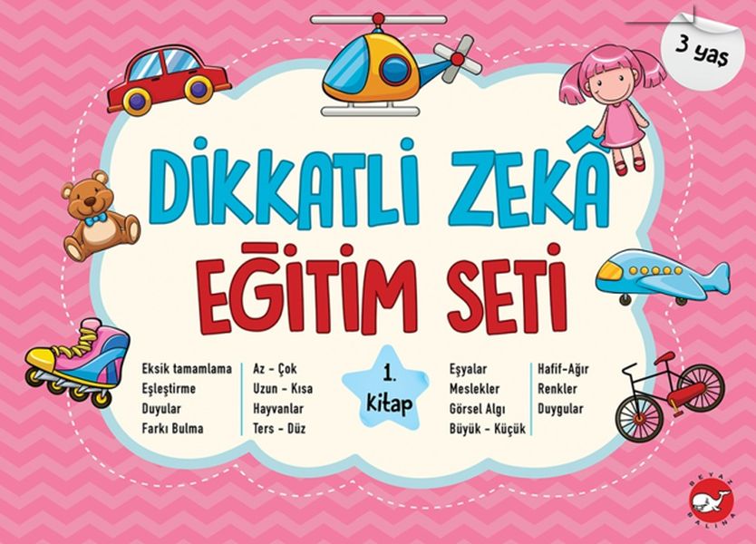 Dikkatli Zeka Eğitim Seti 1 Kitap 3