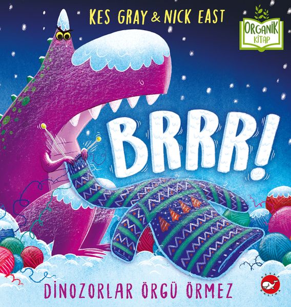 Brrr Dinozorlar Örgü Örmez  Organik Kitaplar