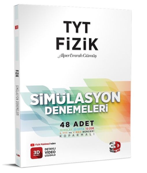 3D Yayınları TYT Fizik 48 Simülasyon Denemesi