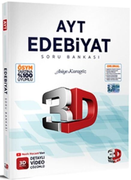 3D Yayınları  AYT Edebiyat Soru Bankası