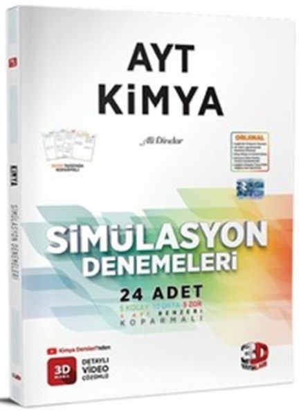 3D Yayınları AYT Kimya 24 Simülasyon Denemesi