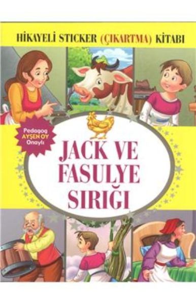 Jack ve Fasulye Sırığı Hikayeli Sticker Çıkartma Kitabı