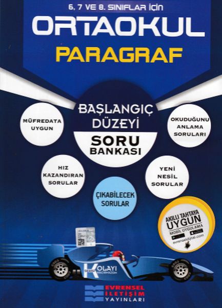 Evrensel 8 Sınıf LGS Başlangıç Düzeyi K Serisi Paragraf Soru Bankası Yeni