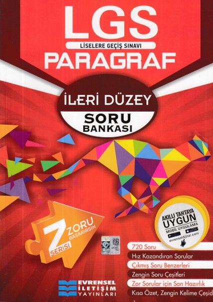 Evrensel 8 Sınıf LGS İleri Düzey Z Serisi Paragraf Soru Bankası Yeni