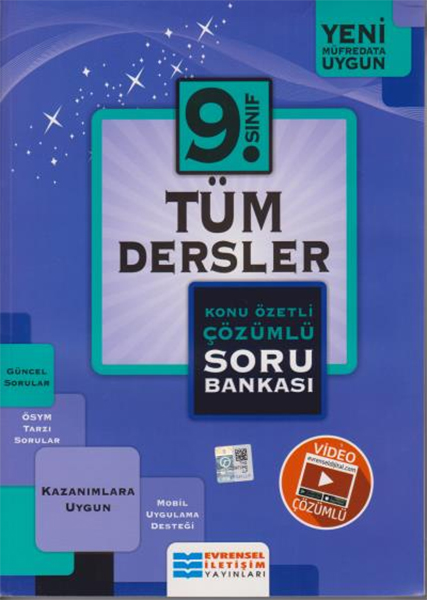 Evrensel 9 Sınıf Tüm Dersler Konu Özetli Soru Bankası Yeni