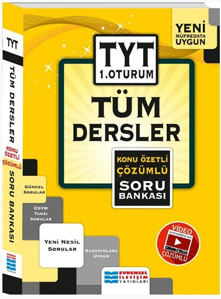 Evrensel TYT Tüm Dersler Konu Özetli Soru Bankası Yeni