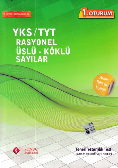 Sonuç YKSTYT 1 Oturum Rasyonel Üslü Köklü Sayılar