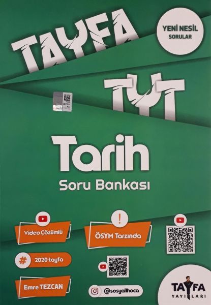 Tayfa TYT Tarih Soru Bankası Yeni