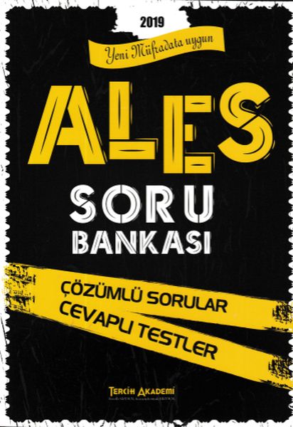 Tercih Akademi 2019 ALES Soru Bankası Yeni