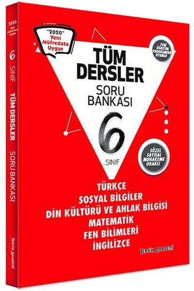 Tercih Akademi Yayınları 6 Sınıf Tüm Dersler Soru Bankası Yeni