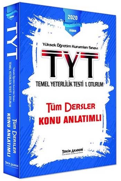 Tercih Akademi Yayınları TYT Tüm Dersler Konu Anlatımlı Yeni