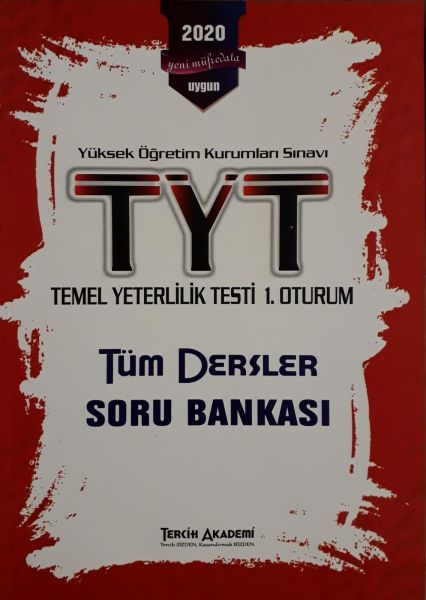 Tercih Akademi  TYT 1 Oturum Tüm Desler Soru Bankası Yeni