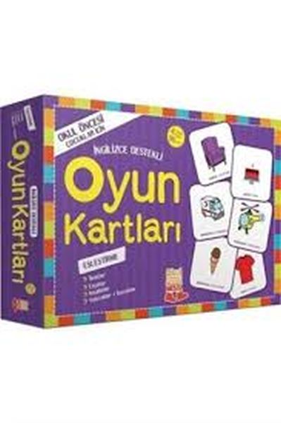 İngilizce Destekli Oyun Kartları  Eşleştirme