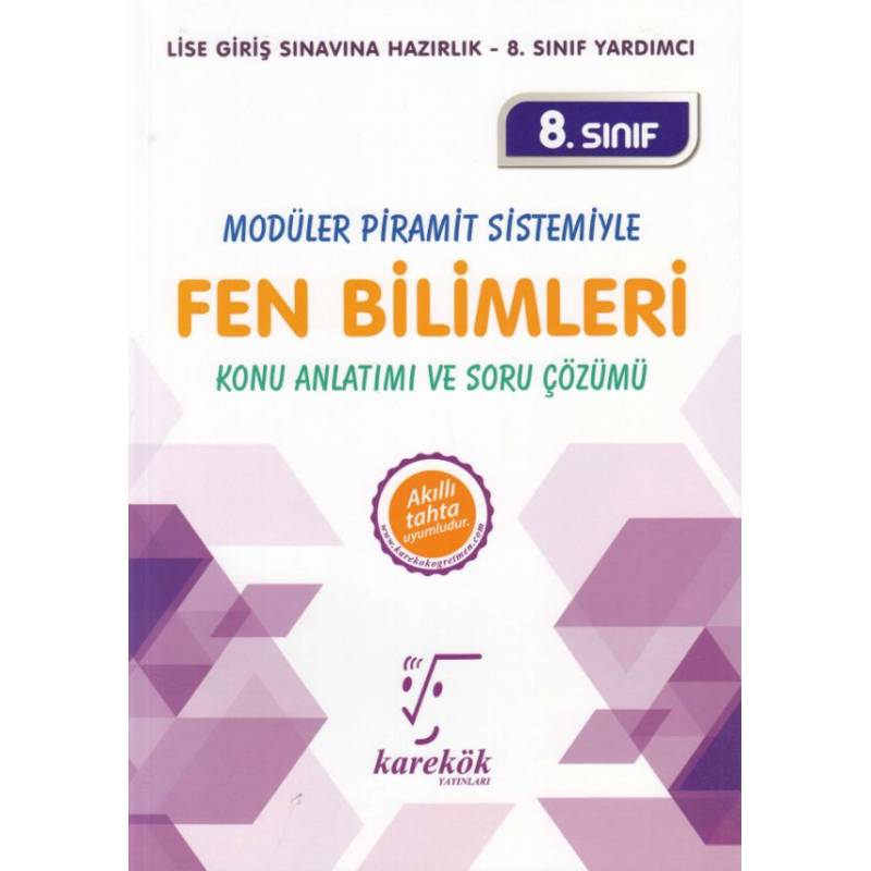 Karekök LGS MPS 8Sınıf Fen Bilimleri Konu Anlatımı ve Soru Çözümü Yeni