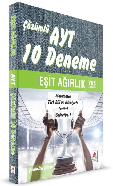 Delta Kültür AYT Eşit Ağırlık Çözümlü 10 Deneme Yeni