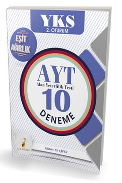 Pelikan YKSAYT 10 Deneme Eşit Ağırlık