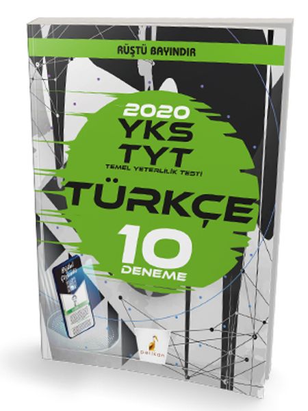 Pelikan YKS TYT 2020 Türkçe Dijital Çözümlü 10 Deneme Sınavı Yeni