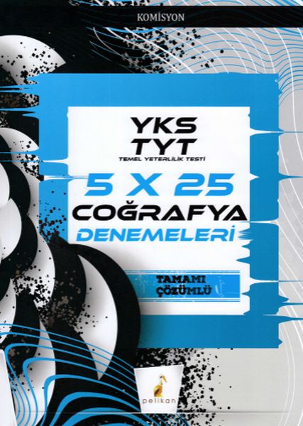 Pelikan YKS TYT 5x25 Coğrafya Denemeleri Yeni